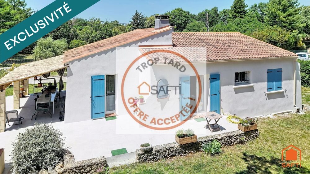 Villa de 98m² sur 2331m² de terrain arboré et clos