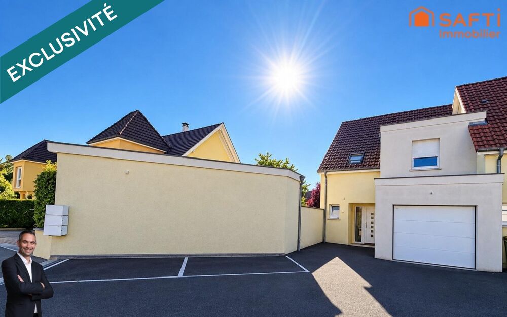 Vente Maison Superbe maison mitoyenne de 4 pièces avec une grande terrasse, un garage et deux places de stationnement ! Rhinau