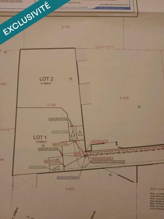  Terrain  vendre 1000 m