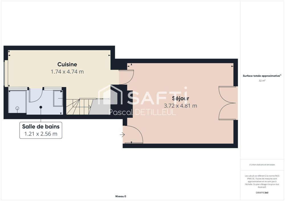 Vente Appartement GARCHES - Poincaré Duplex 3 pièces 62m2 - Centre-Ville et gare à 5 minutes Garches
