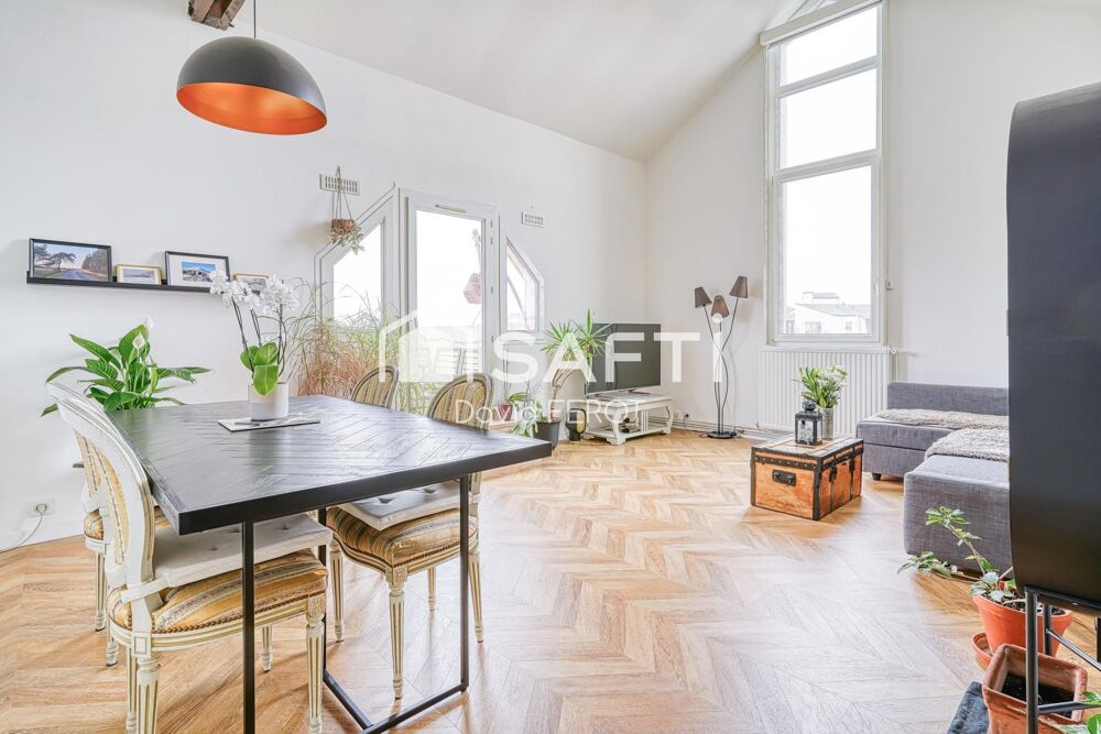 Appartement 3P en dernier étage avec grande terrasse