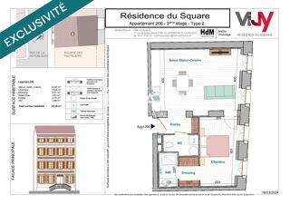  Appartement à vendre 2 pièces 42 m²