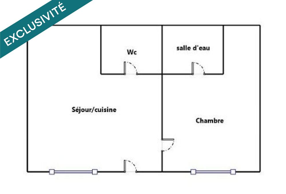 Vente Appartement DEUX PIECES AU PIED DU METRO Pantin