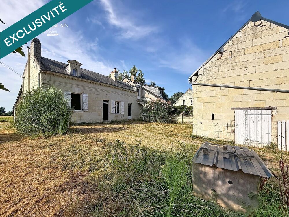 Charme de la pierre et cadre verdoyant : découvrez ce havre de paix familial à Chouzé-sur-Loire.