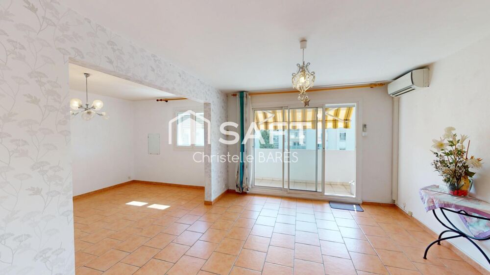 Appartement T3 avec balcon- cave- place de pkg