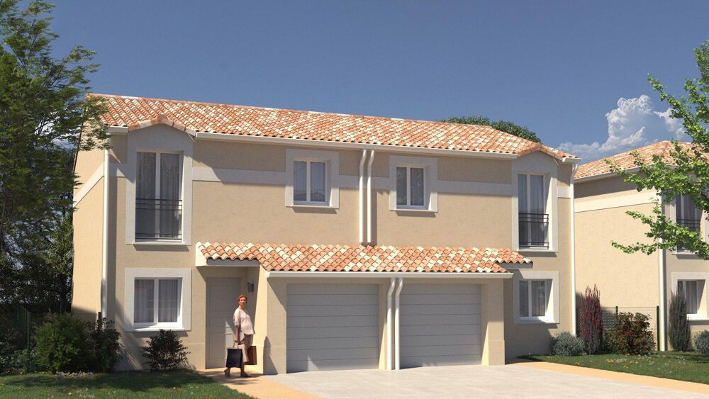 Maison neuve 80 m2 avec 3 chambres, jardin et garage
