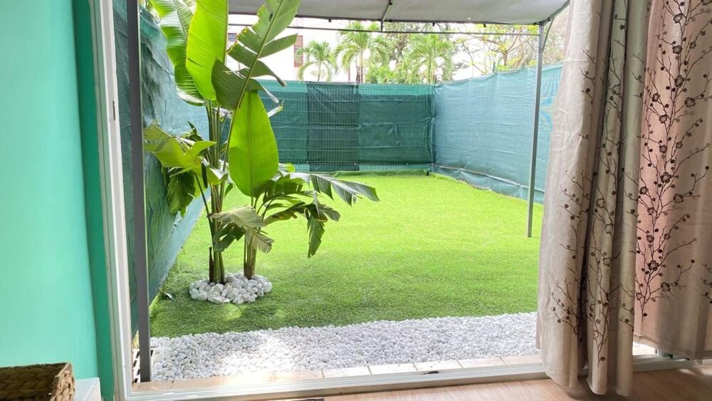 APPARTEMENT T2 MEUBLE AU RDC AVEC JARDINET