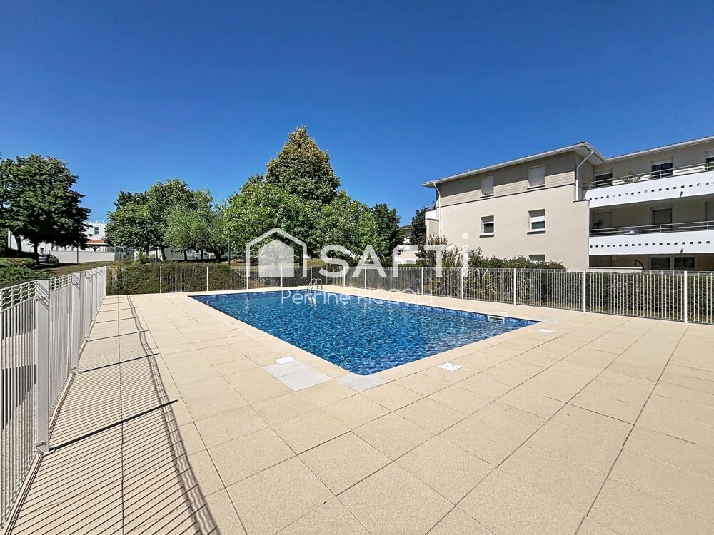 Terrasse, piscine, résidence sécurisée