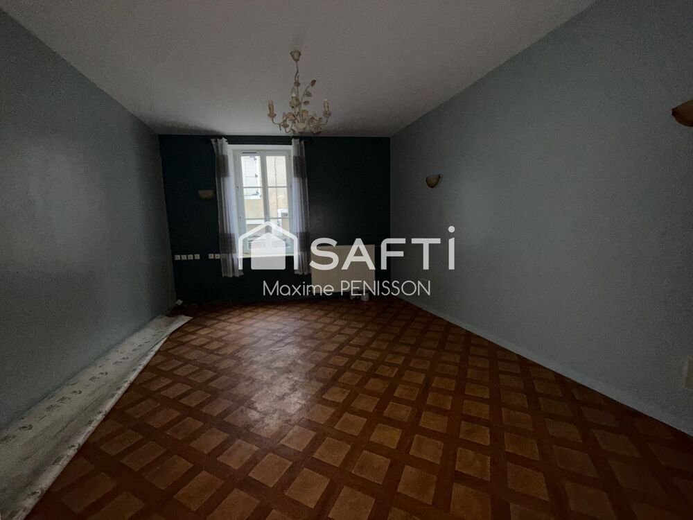 Maison de ville 98 m²  3 chambres  Centre-ville de Mamers