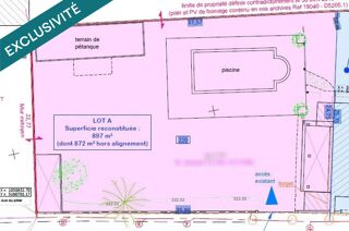  Terrain à vendre 900 m²