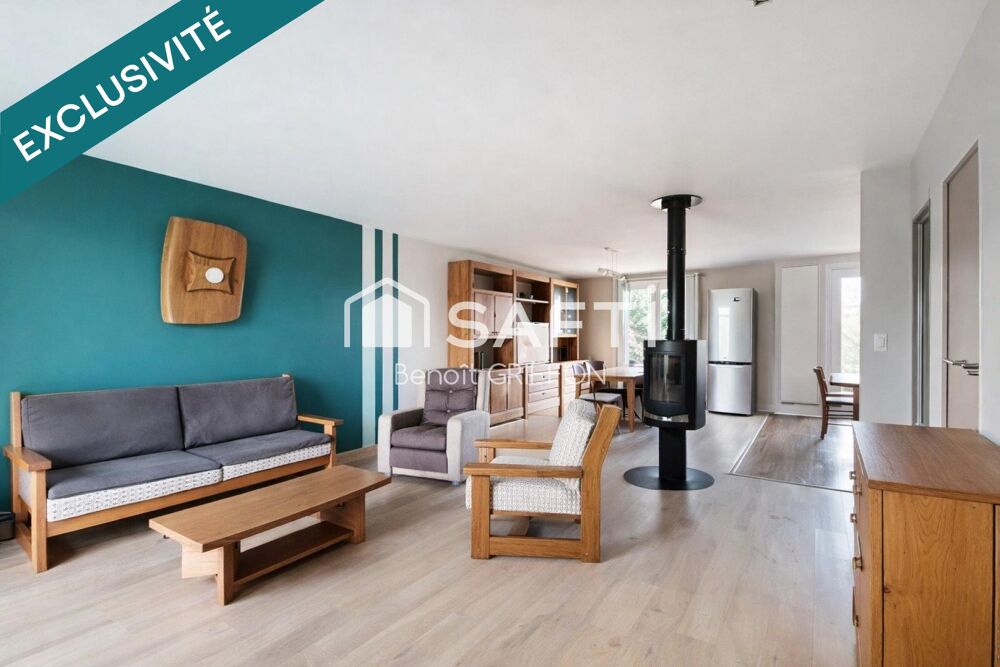 Maison 4 ch  50 m² de pièce de vie  jardin + pergola
