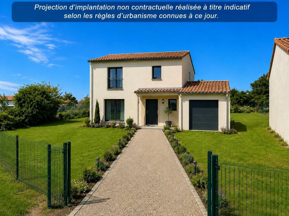 Vente Terrain Terrain 357 m² S-E, libre constructeur, viabilisé Cheix-en-retz