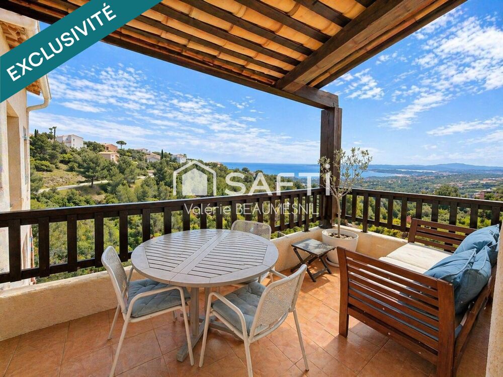 Vente Appartement T 3 - TERRASSE PANORAMIQUE MER, GOLFE ET  VILLAGE DE SAINT TROPEZ – PISCINE – TENNIS - CALME - NATURE - BELLES PRESTATIONS Roquebrune-sur-argens