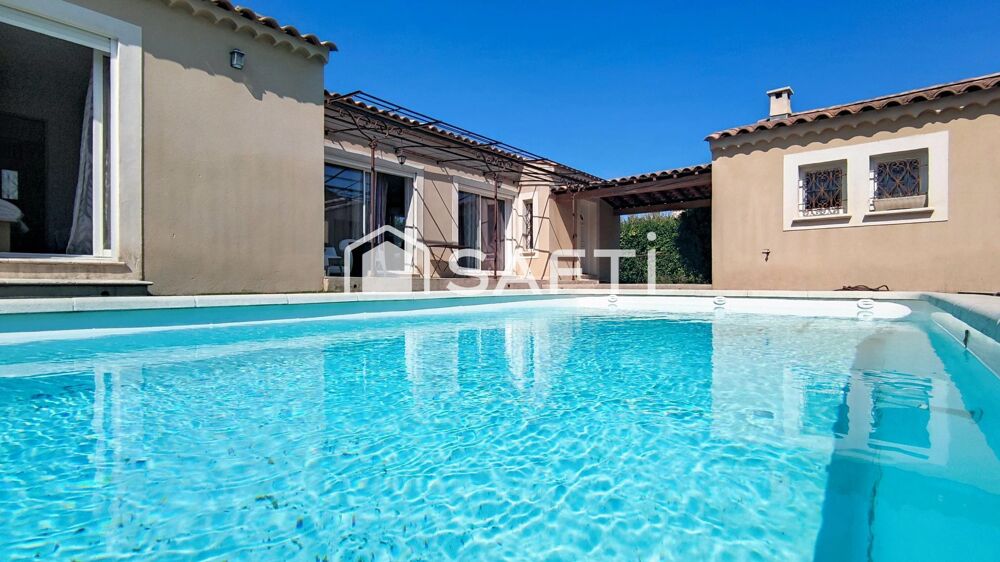 Vente Maison PARADOU – Villa de plain-pied avec piscine garage Paradou
