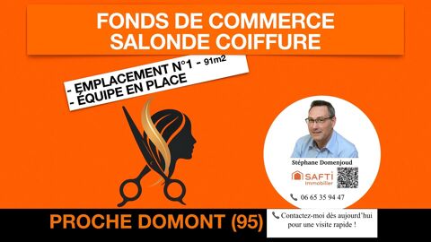 EMPLACEMENT PREMIUM - AFFAIRE EN PROGRESSION CONSTANTEkd 480000 95330 Domont