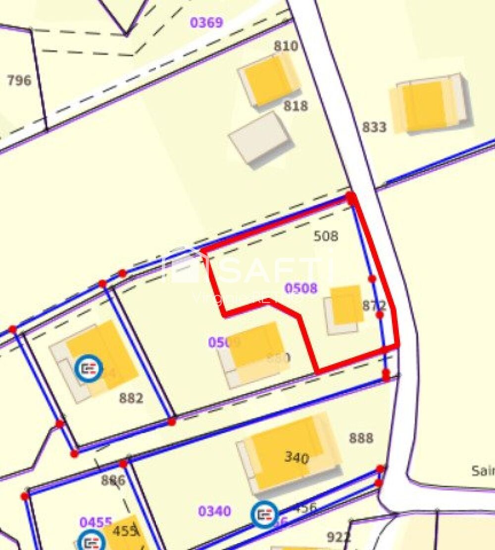 Vente Terrain Terrain à bâtir avec construction déjà existante Ducos