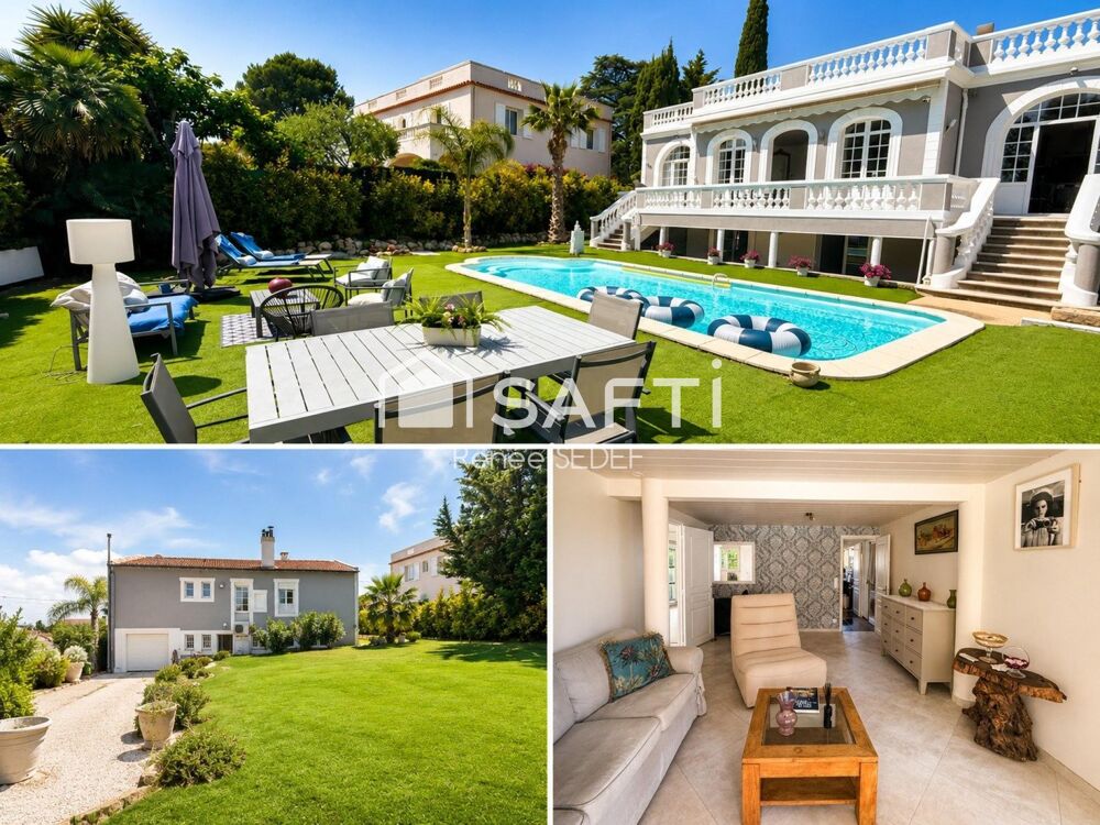 Vente Maison Superbe villa de prestige avec piscine et terrain paysager, idéale pour une résidence d'exception sur la Côte d'Azur. Antibes