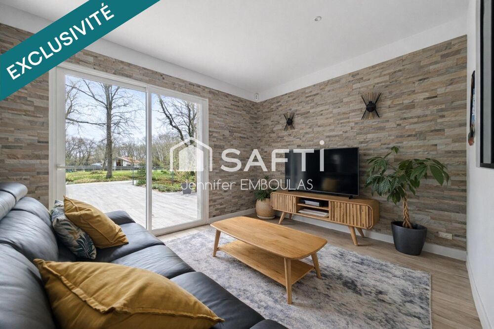Maison familiale 180 m²  5 chambres  Piscine à debordement  Garages - Jardin 1400 m²