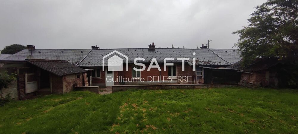 A Frévent maison à réconfortée avec beaucoup de potentiel et un terrain de 400m² à réinventer