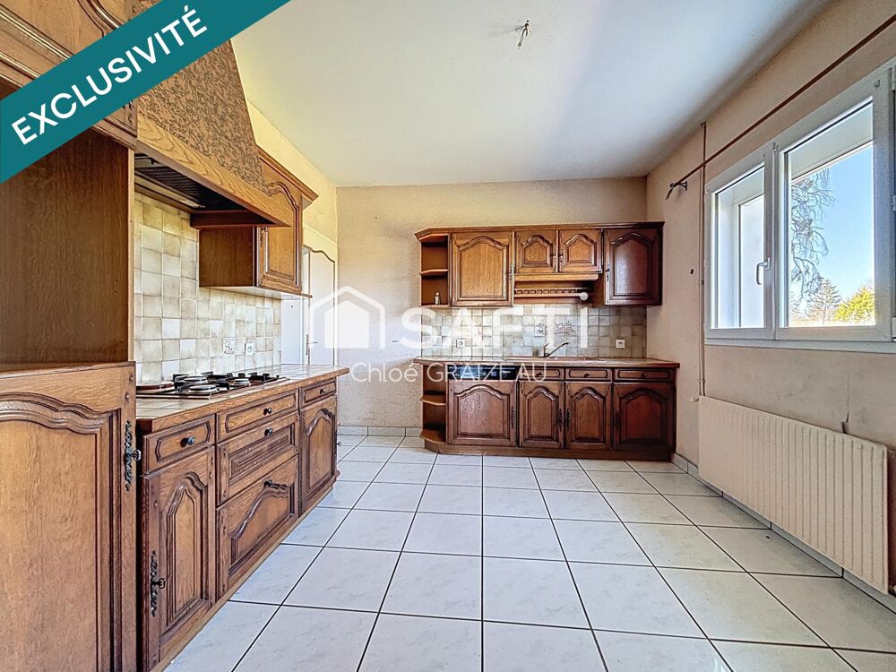 Maison de plain-pied, 3 chambres, garage