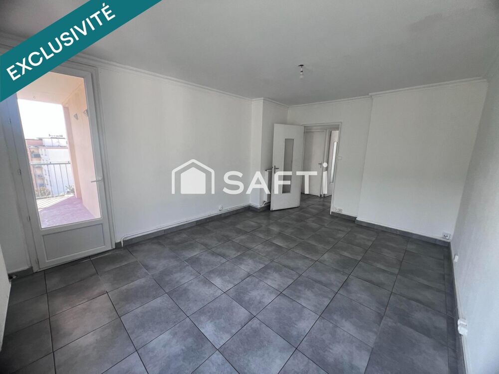 Appartement T3 de 59 m² avec balcon, ascenseur et cave
