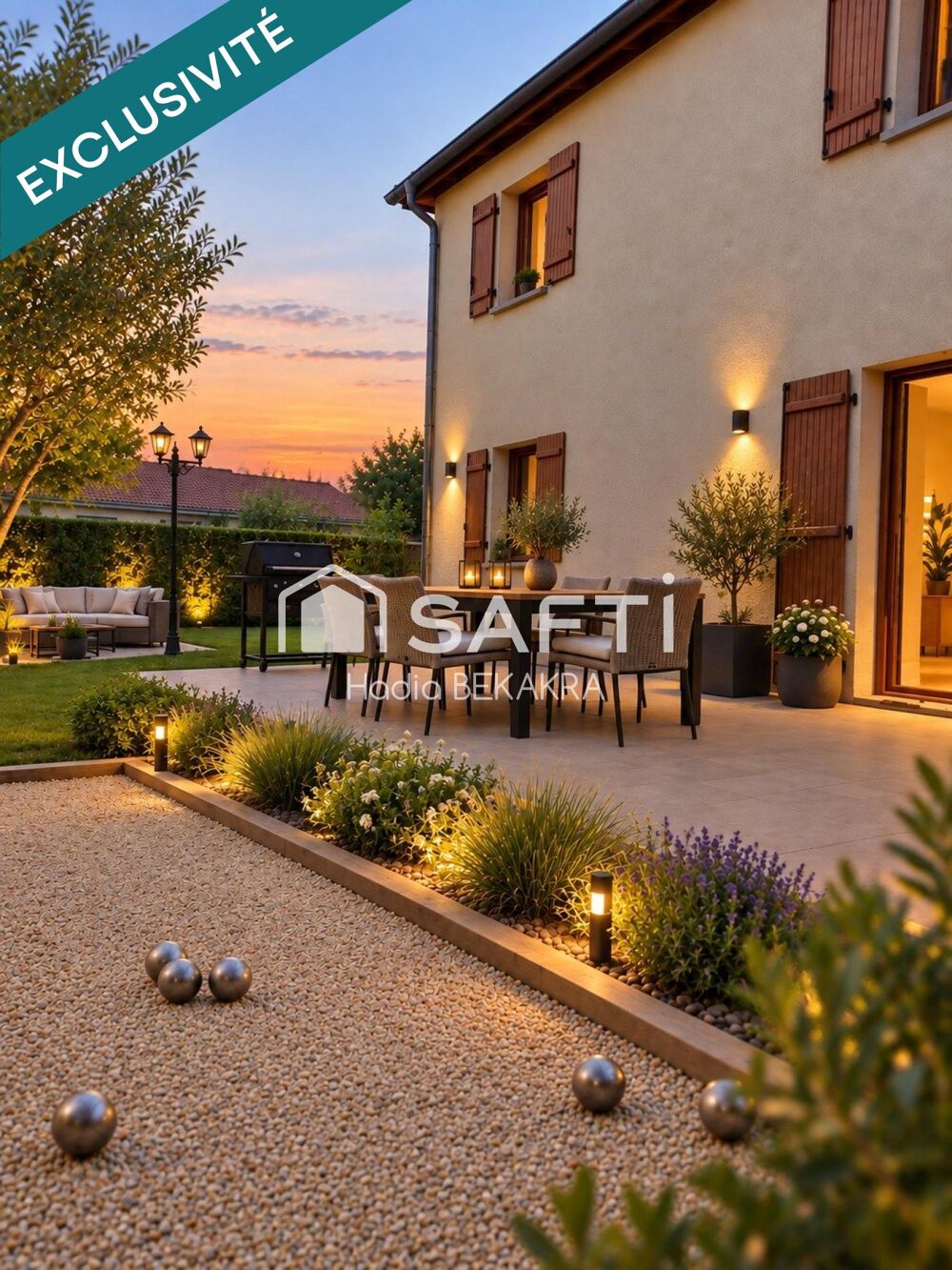MAISON FAMILIALE  105 m²  4 CHAMBRES  TERRAIN 700 m²  GARAGE COINAUD  HAMEAU ENTRE SAINT-RAMBERT-DALBON ET ANNEYRON