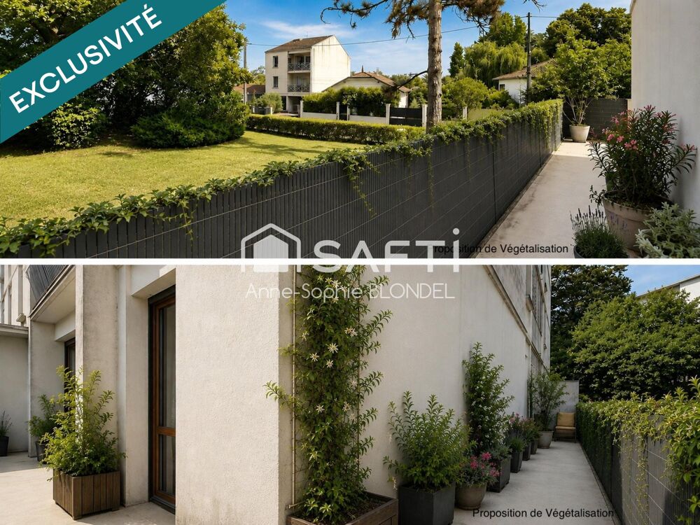 CAUDERAN Appartement 2 chambres avec balcon et parking