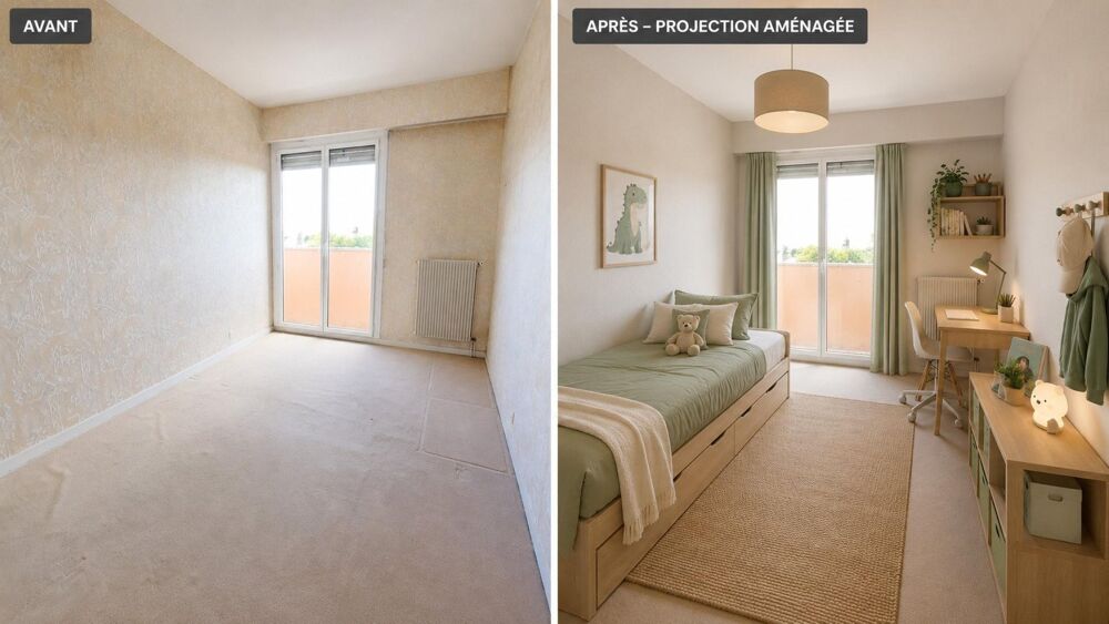 Vente Appartement LA ROCHE-SUR-YON – PENTAGONE – 130 m² – 4/5 CHAMBRES – 2 GARAGES – SPÉCIAL FAMILLE OU INVESTISSEUR La roche-sur-yon