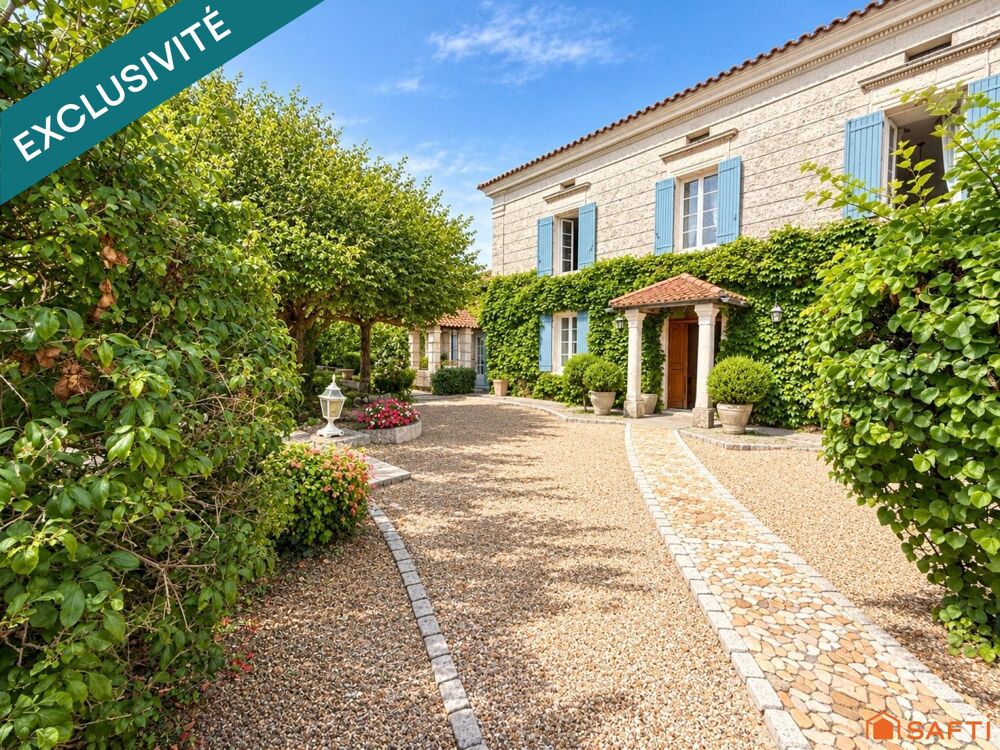 ENSEMBLE IMMOBILIER  207 M²  4 CHAMBRES  GRANGE 150 M²  DÉPENDANCE 200 M²  PISCINE  1,86 HECTARE - VERGER - PUITS