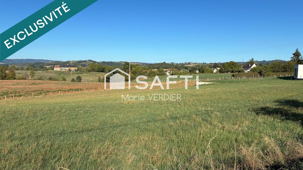 Vente Terrain Terrain constructible avec vue sur la commune de Valzergues Valzergues