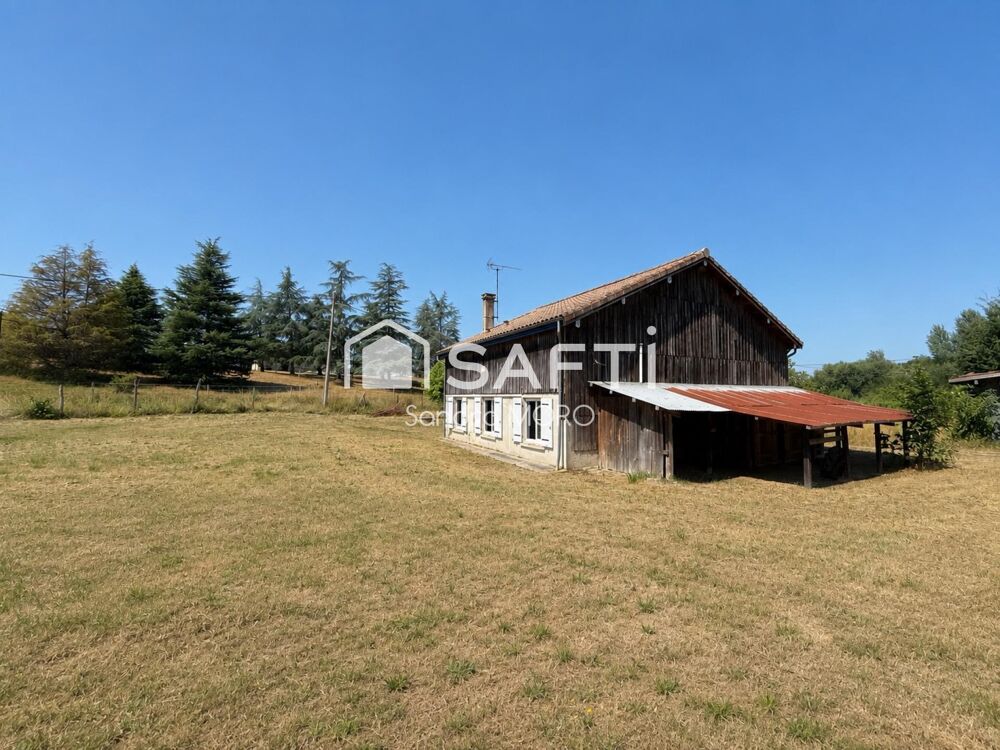 Grange avec partie habitation  Fort potentiel  Pondaurat