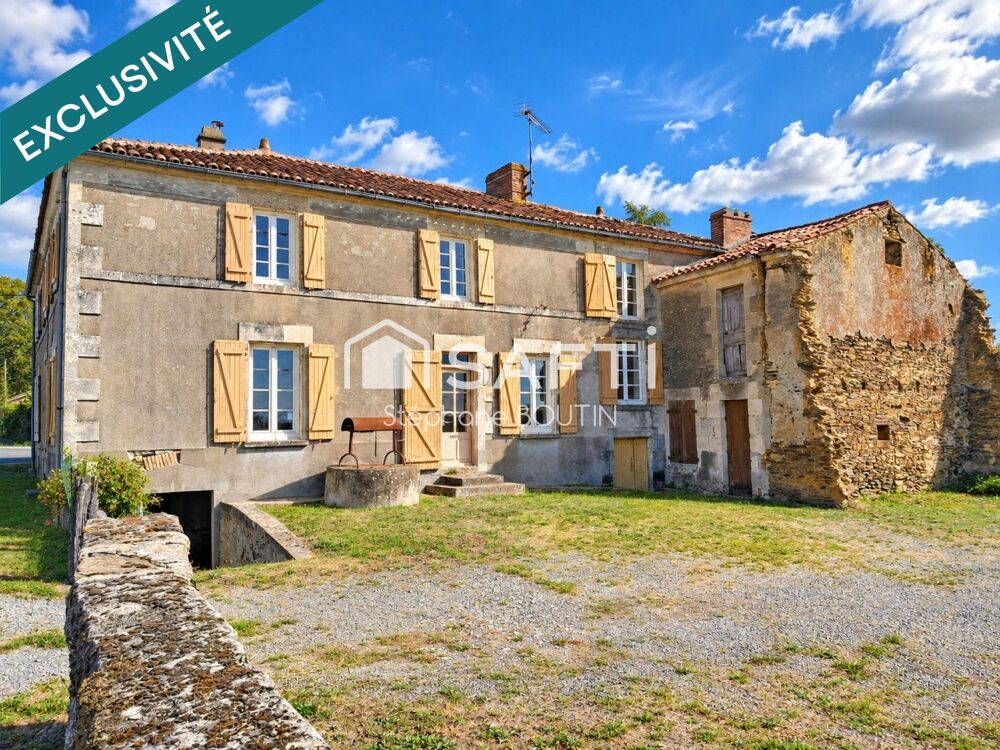 Vente Maison Maison à rénover – 104 m² – 3 chambres – Terrain de 1 311 m² Mouilleron-saint-germain