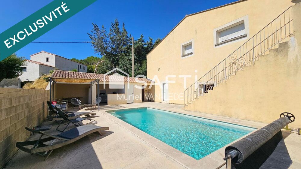 Vente Maison Maison 4 pièces avec piscine et garage de 110 m². Le pouget