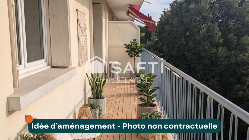 Vente Appartement T3 verdoyant proche Arceaux & Philippidès Montpellier