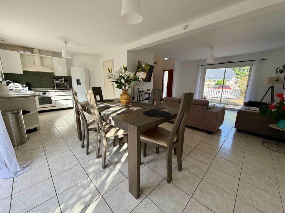 Vente Maison Larmor-Plage – Maison 4 chambres avec vie de plain-pied Larmor-plage