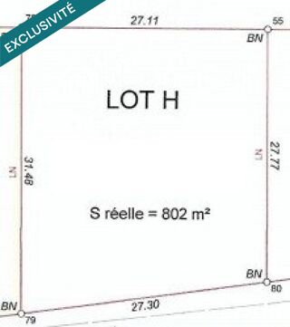  Terrain � vendre 802 m�