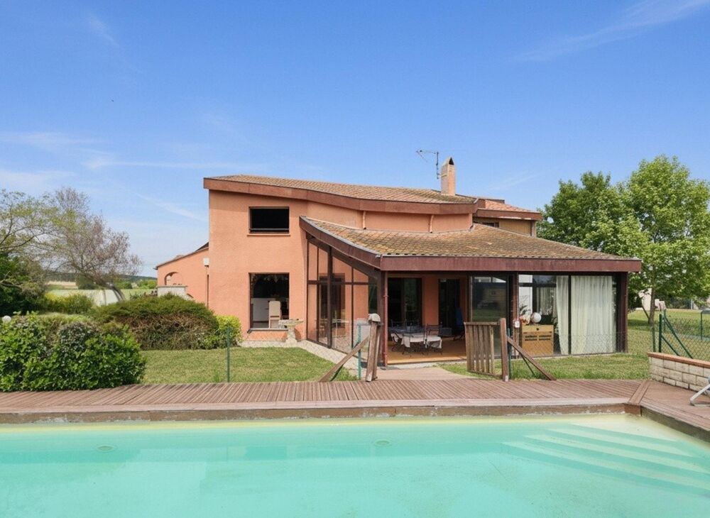 Vente Maison COUP DE CŒUR – Villa d'Architecte avec Piscine & Vue Pyrénées Lherm
