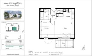  Appartement � vendre 2 pi�ces 42 m�