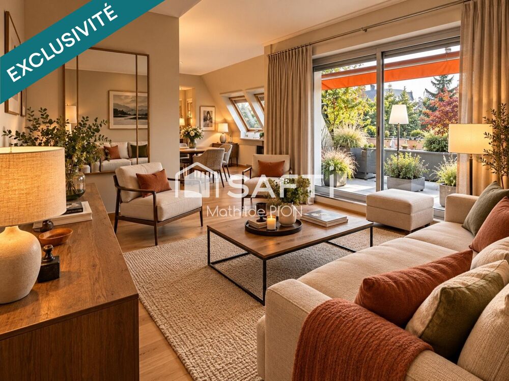 Vente Appartement Robertsau: vaste duplex lumineux aux volumes généreux Strasbourg