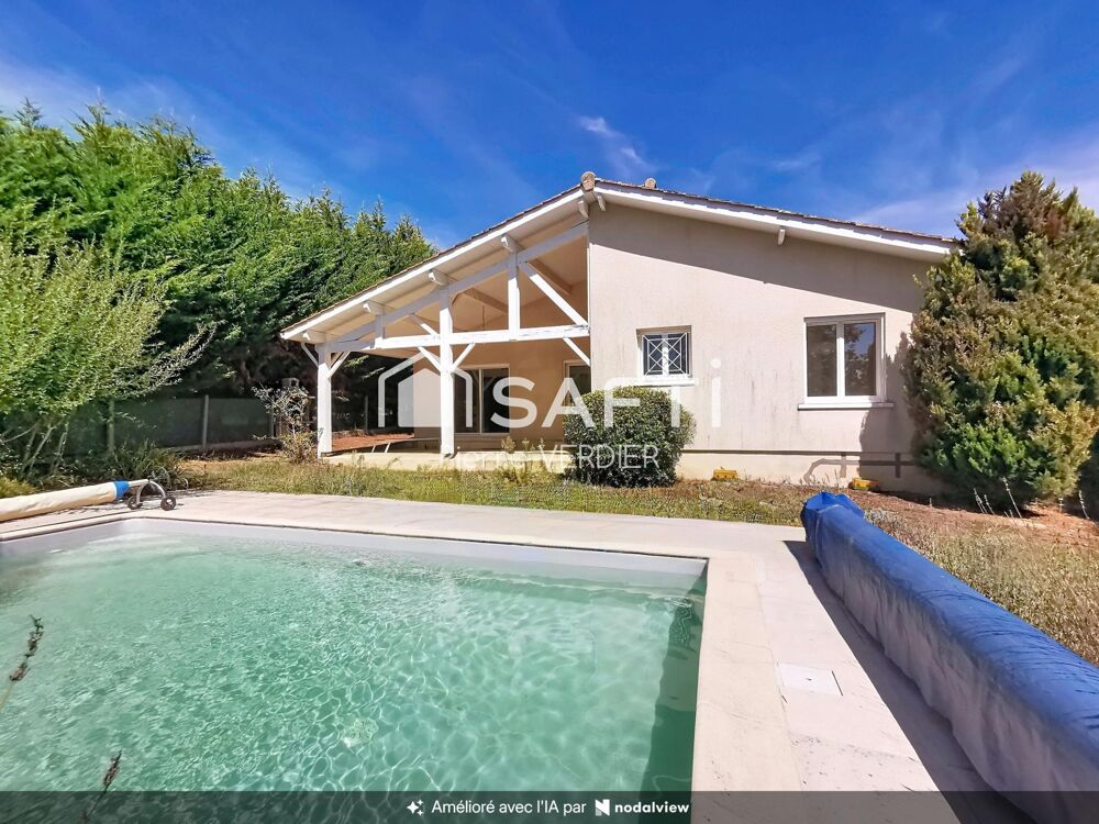 Vente Maison Calme, piscine, terrain Civrac-de-blaye