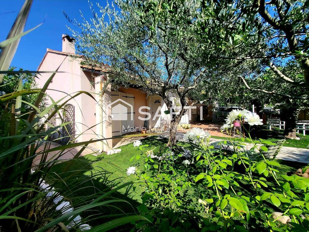 Coup de coeur à Cogolin : villa de plain-pied 107 m², piscine, garage, et studio indépendant dans un quartier calme et résidenti