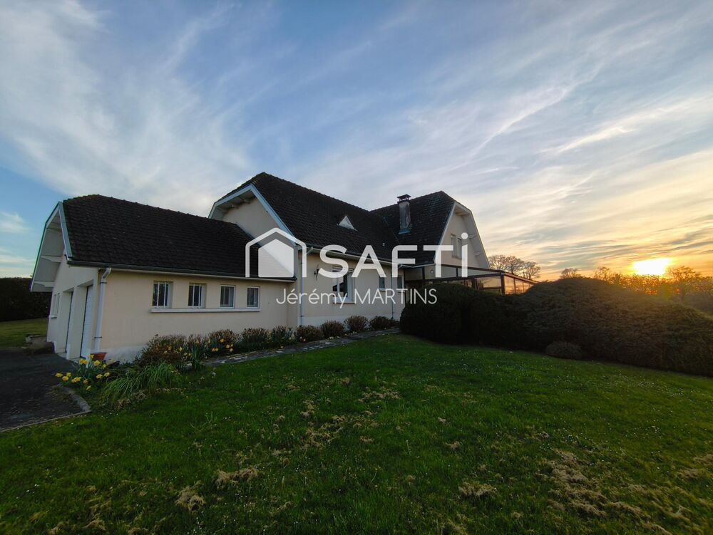 Maison familiale, vue campagne, calme absolu et volumes généreux