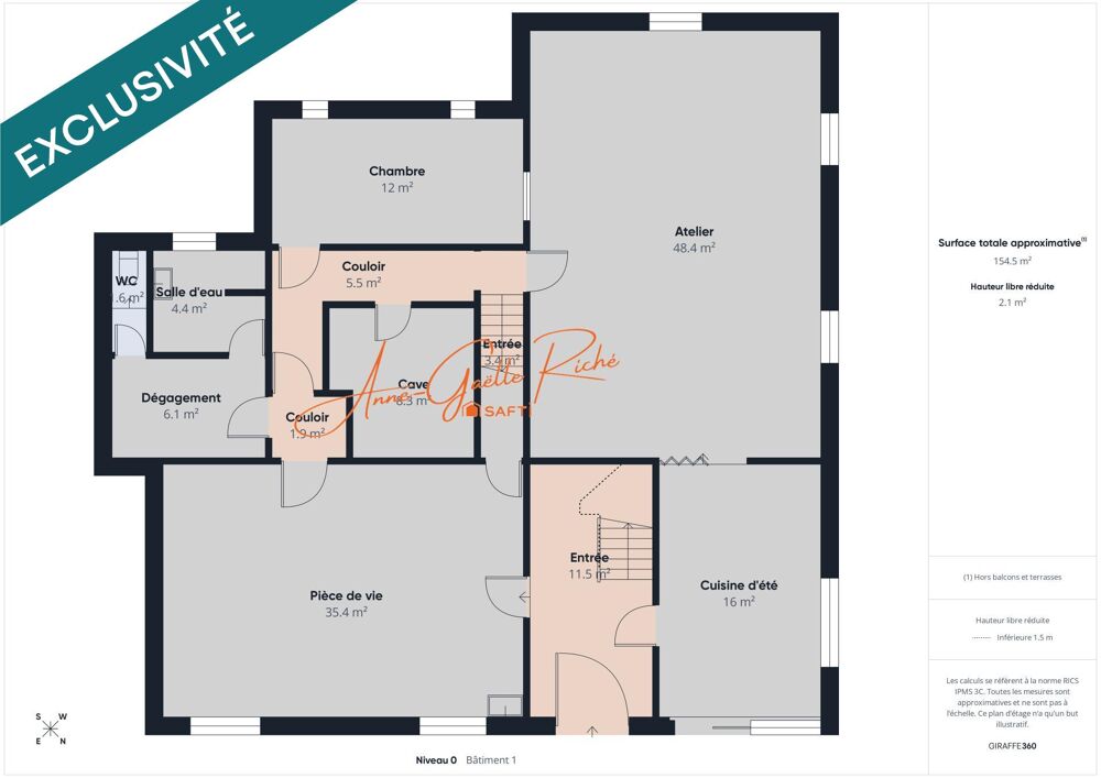 Vente Maison 255 m² + grand terrain : une maison familiale à fort potentiel à 20 min des plages Nieulle-sur-seudre