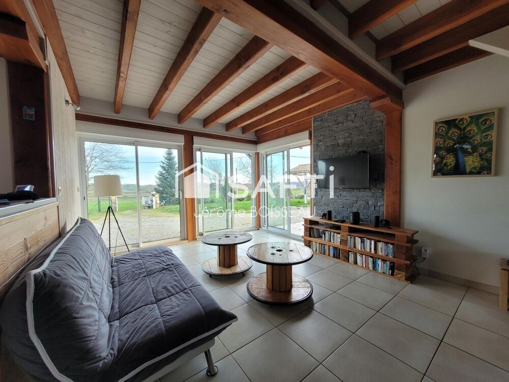 Maison ossature bois de 2015  150 m² habitables sur grand terrain de 3 054 m²