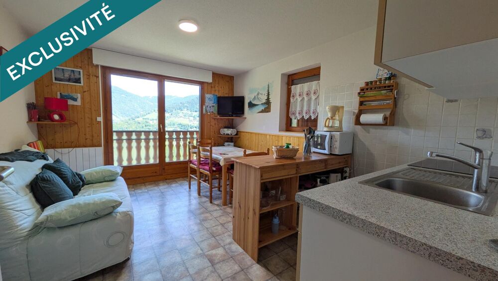 Vente Appartement RARE : Appartement 3 pièces de 33m2 carrez avec box fermé OFFRANT une VUE DEGAGEE , place de PARKING PRIVATIVE et CAVE Saint-jean-d'aulps