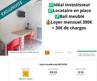  Appartement � vendre 1 pi�ce 16 m�