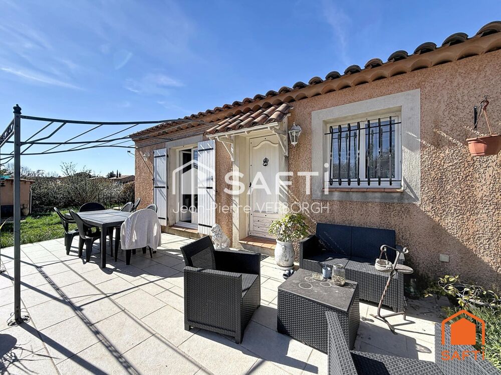 Vente Maison Villa de 97m² sur 700m² de terrain clos avec piscine Regusse