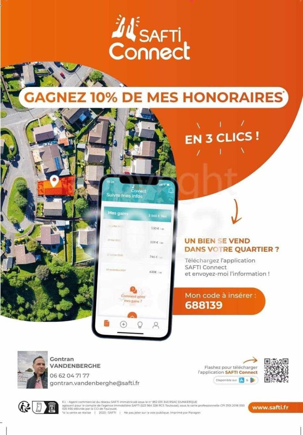 Vente Terrain Terrain a bâtir 2046m² Aubin-saint-vaast