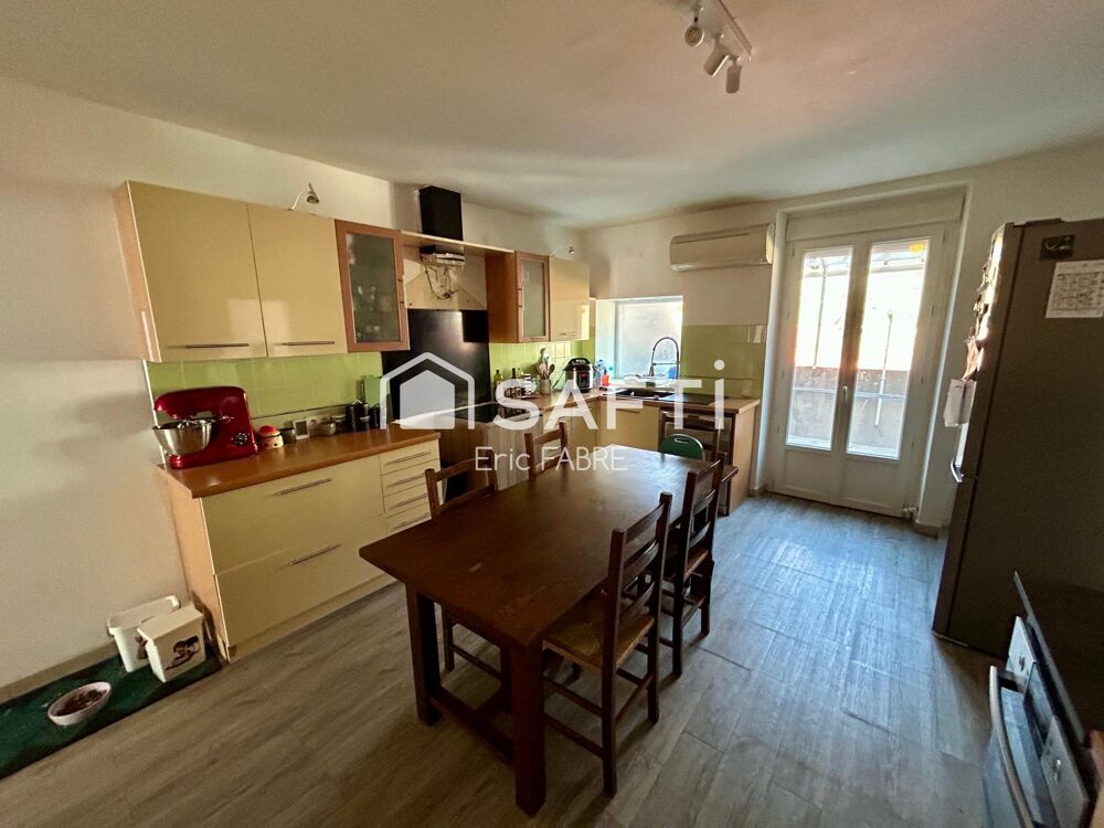 Vente Maison Maison 162 m2 4 chambres, Comble aménageable, Sous-sol, panneau solaire sur un terrain de 283 m2 Mazamet