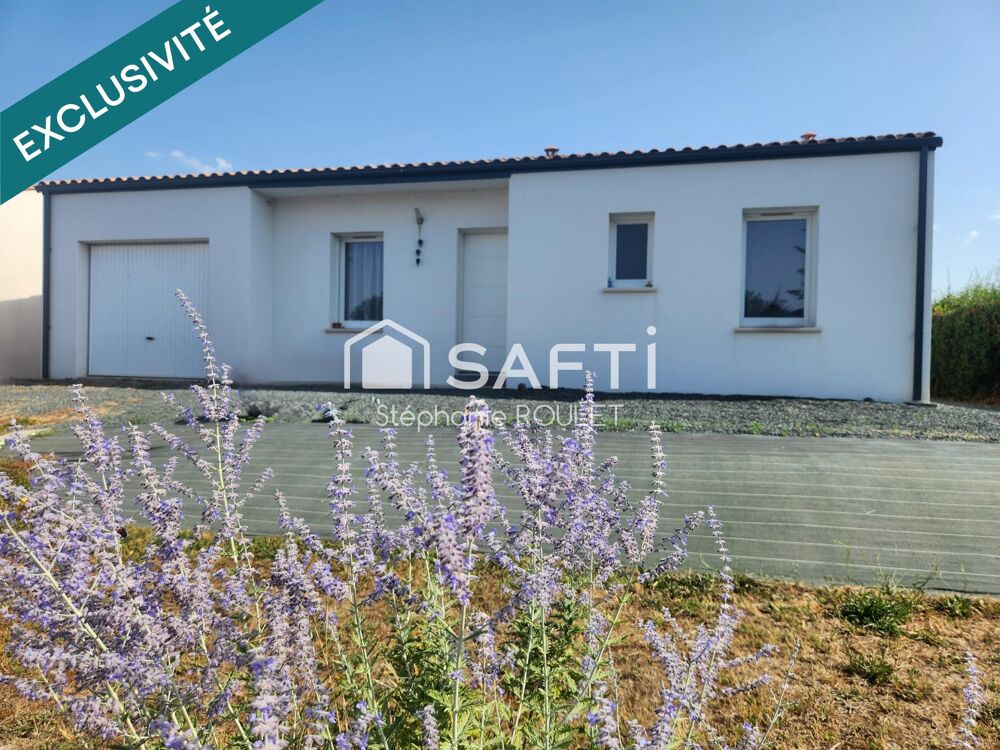 Maison récente de 2020  3 chambres  Terrain de 730 m²  Proche axe autoroutier